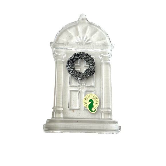 KSD Waterford 135435 Our New Home Crystal Christmas Holiday Ornament Door - Picture 4 of 6